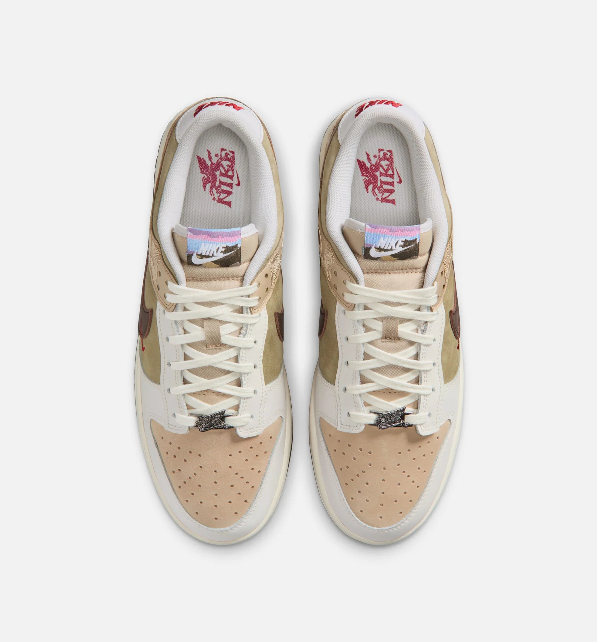 Dunk Low SE Lunar New Year Mens Lifestyle Shoe Linen Phantom Neutral Olive Dark Hazel