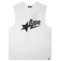 Color Camo Bape Sta Tank Top White
