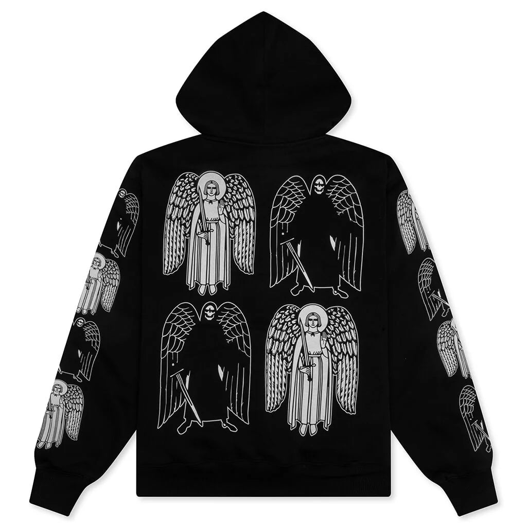 Angel Demon Hoodie Black