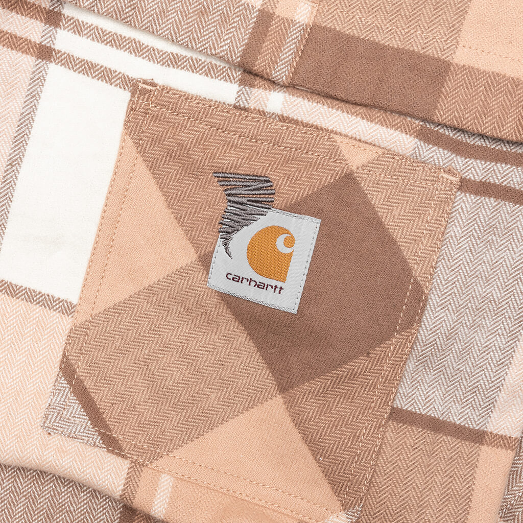 Carhartt WIP x Invincible L S Work Shirt Max Coca Mocha