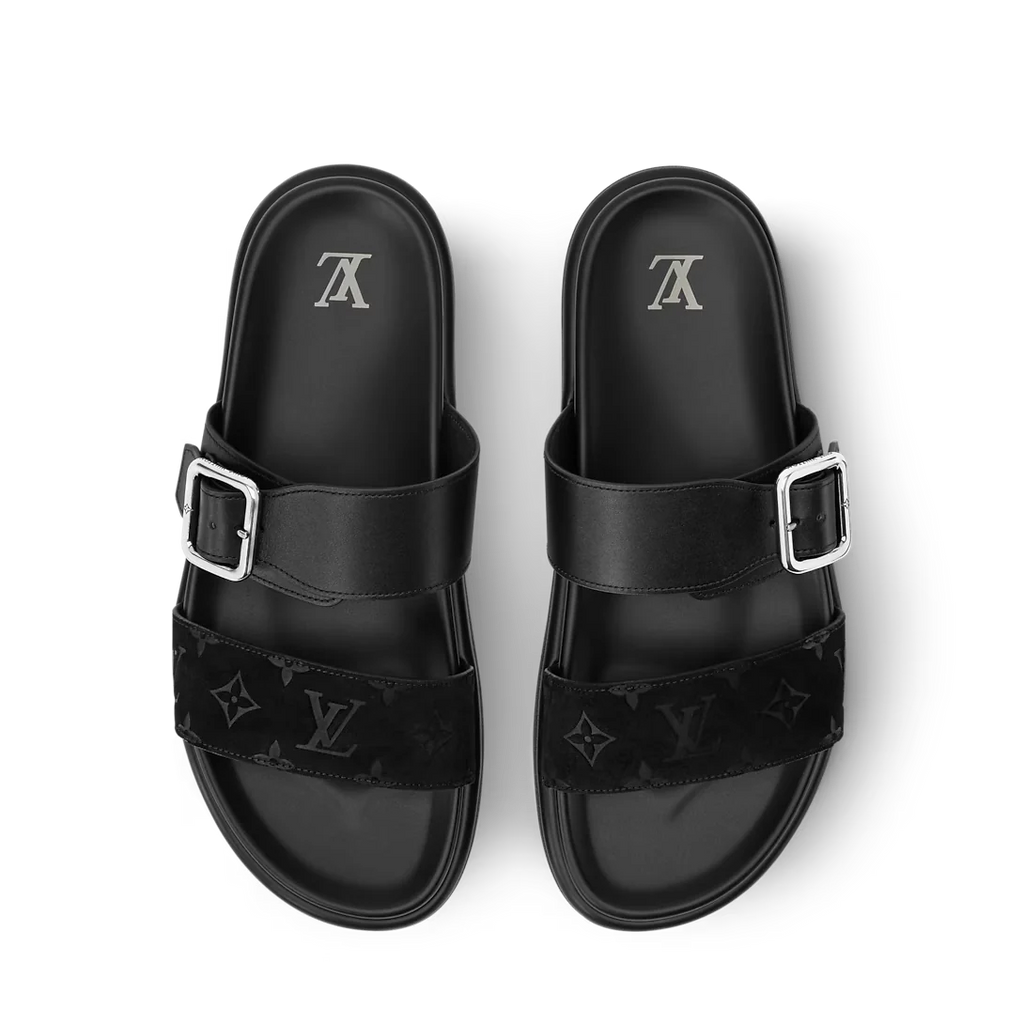 LV Venice Mule Taupe Black