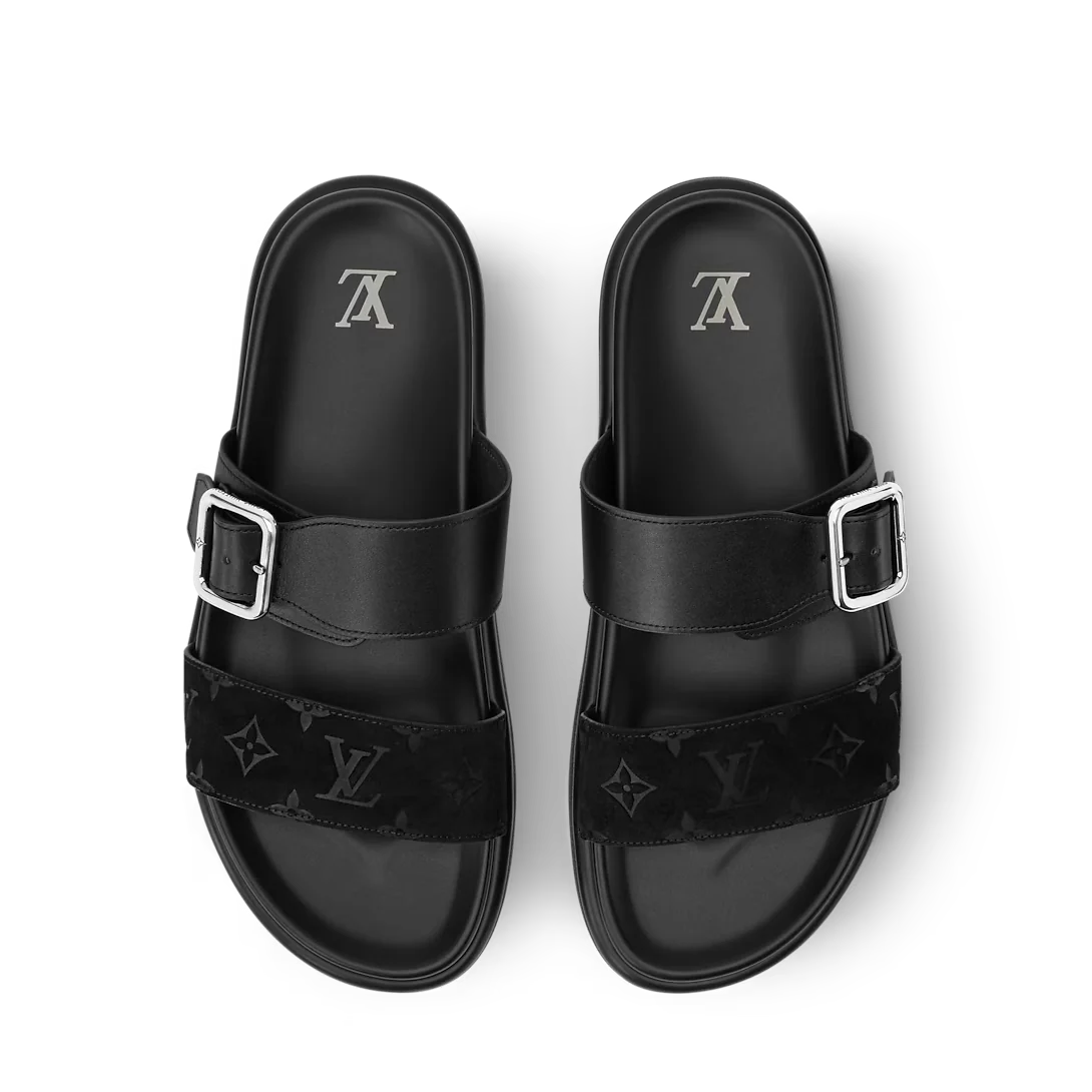 LV Venice Mule Taupe Black