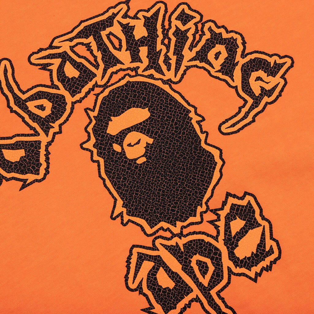 Mad College Garment Dyed Relaxed Fit Tee Orange