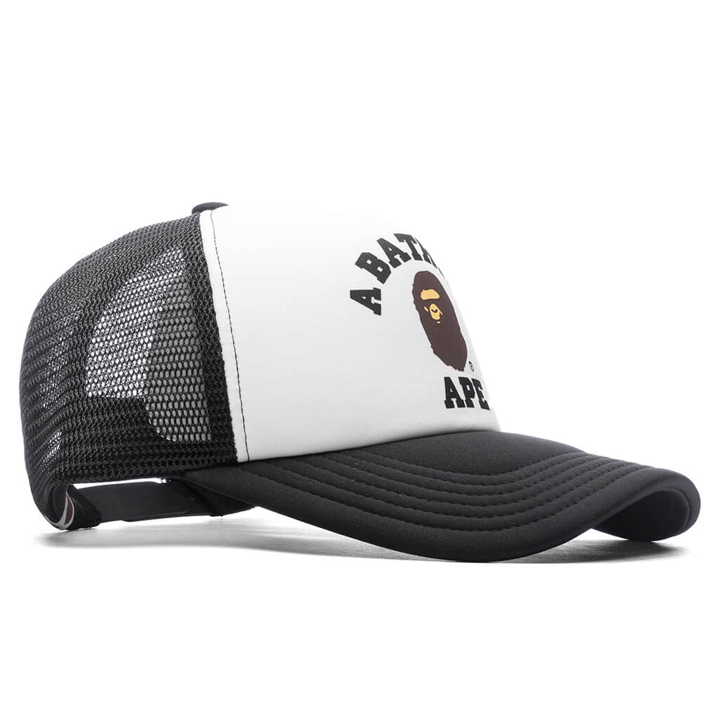 College Mesh Cap Black