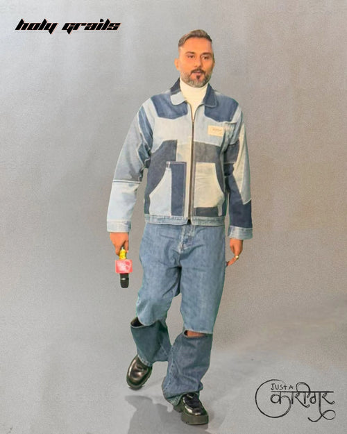 Leftover Blue Denim Jacket HG x Just A Karigar
