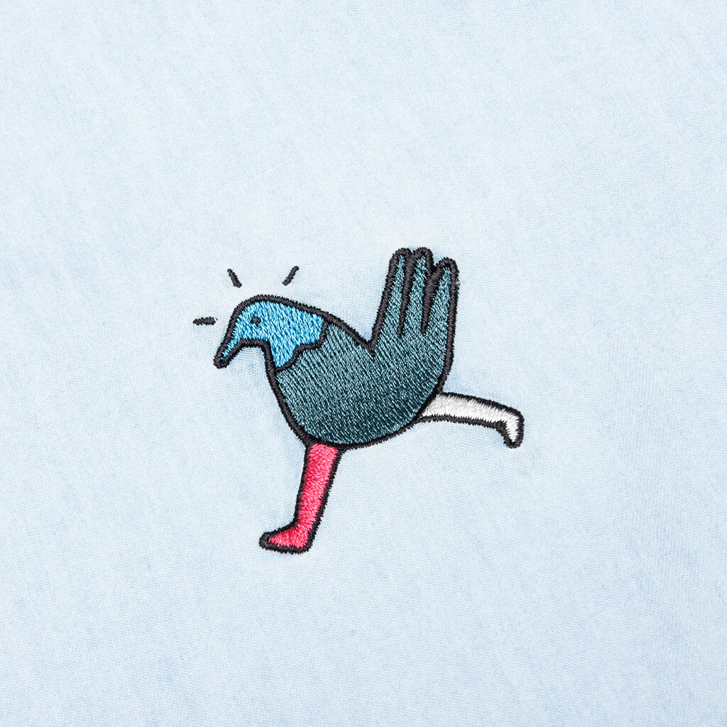 Annoyed Chicken Shirt Bleached Denim