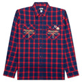 BB Dust L S Flannel Racing Red