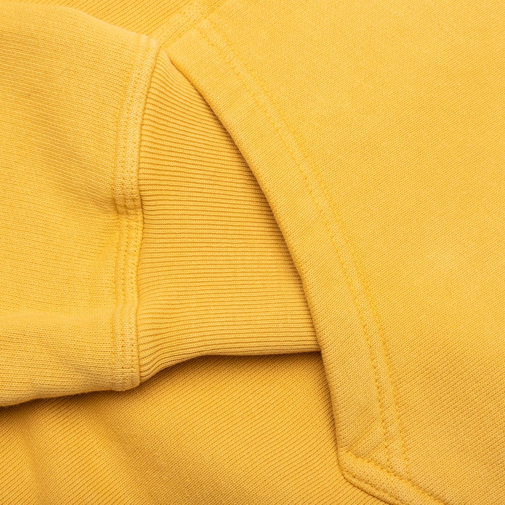 Skull Bones Pigment Dyed Hoodie Honey
