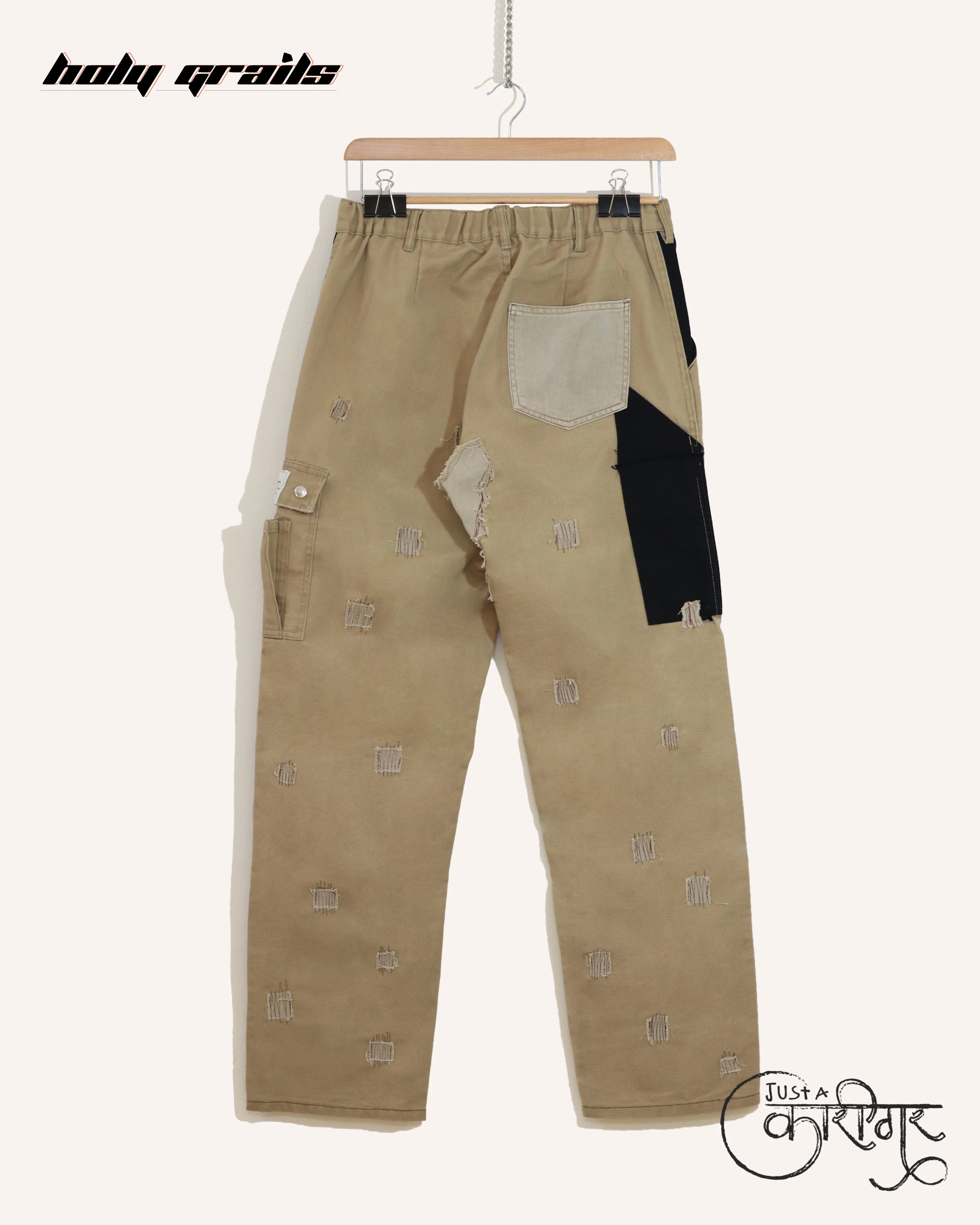Fuck U Brown Denim Jeans HG x Just A Karigar