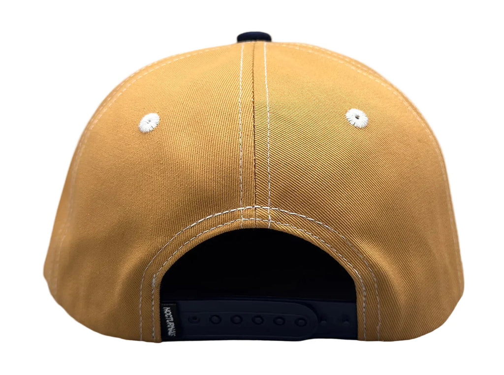 Nocturnal N Moon Strapback Hat Tan Navy