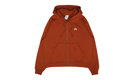 SB Full-Zip Fleece Skate Hoodie "Cinnamon / White" FZ8796 245