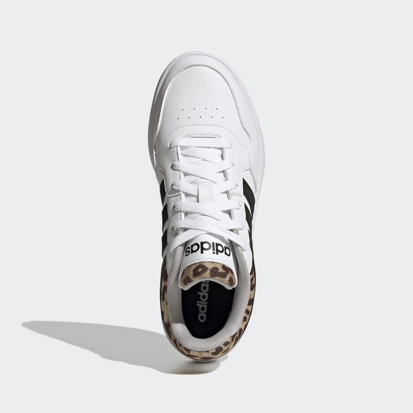 Women's Hoops 3.0 Basketball Low Classic Leopard Graphic Shoes