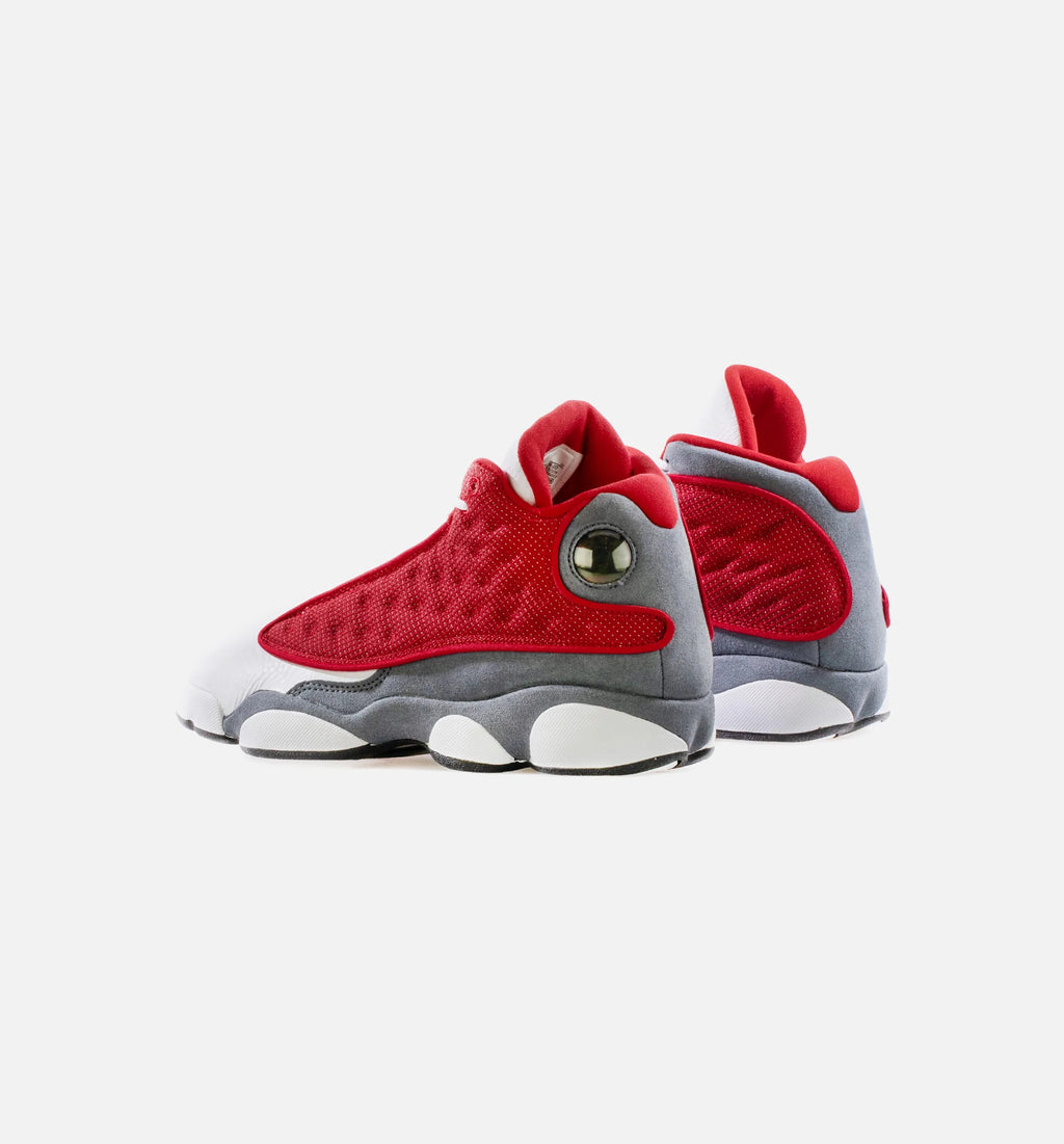 Air Jordan 13 Retro Flint Grade School Lifestyle Shoe Red White