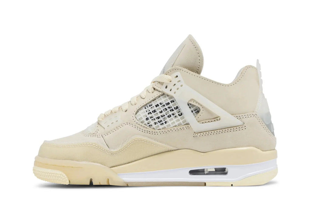 Off White x Wmns Jordan 4 Retro SP Sail
