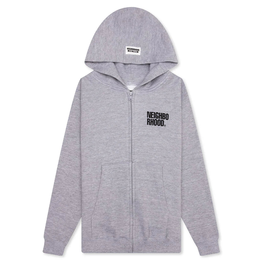 Kids OT Sweat Zip Hoodie LS Grey