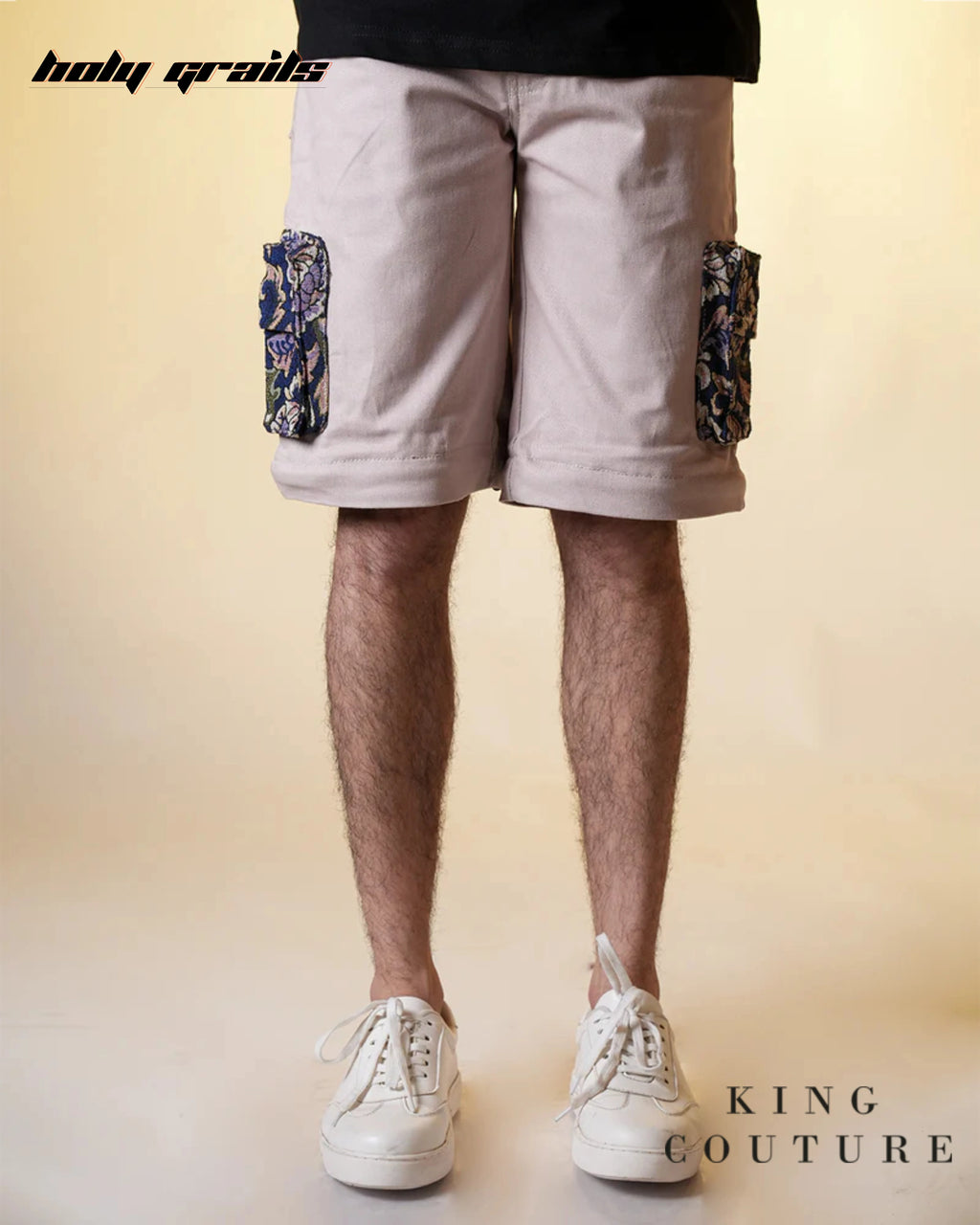 Paisley Pocket Detachable Zipper Pants HG x King Couture