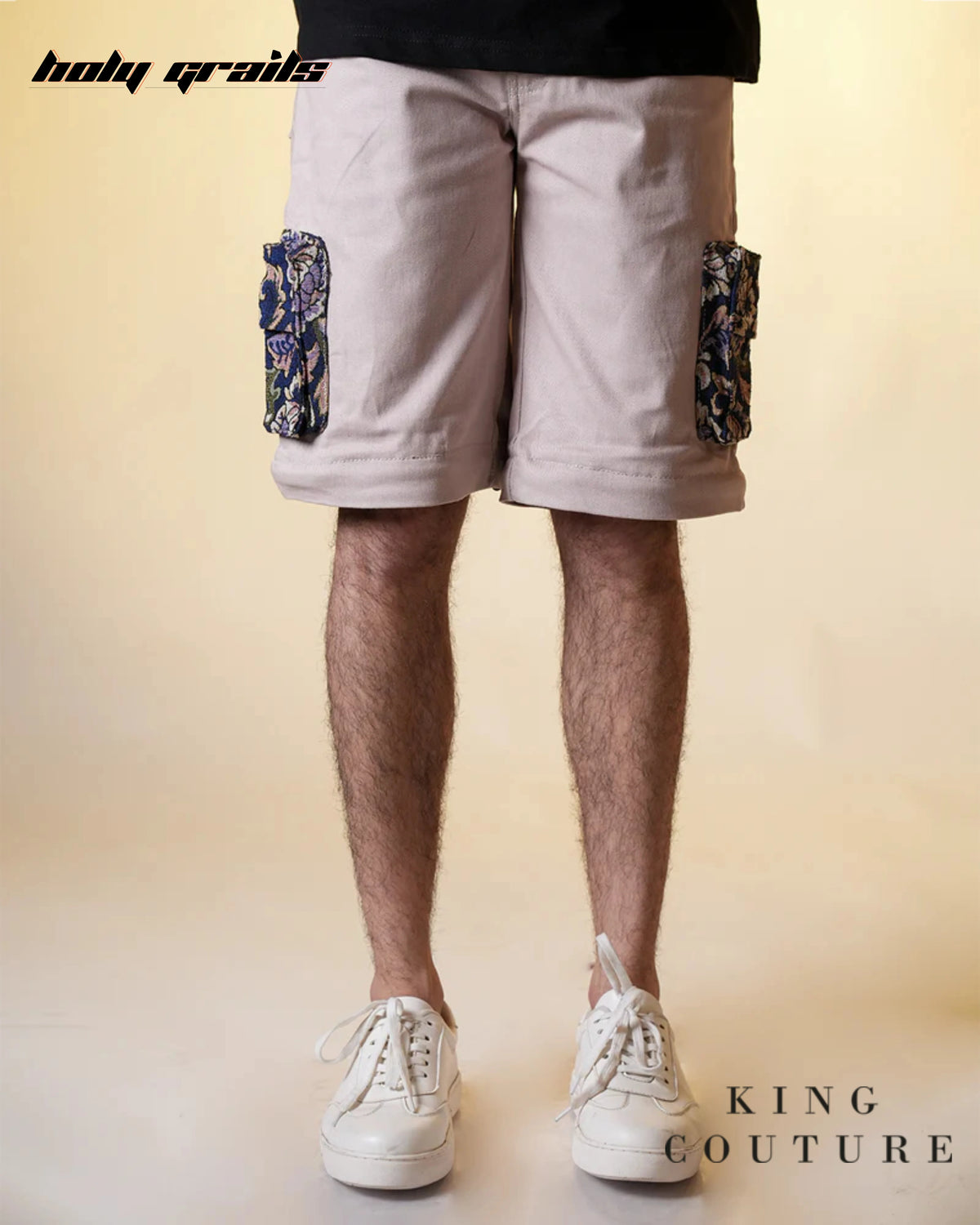 Paisley Pocket Detachable Zipper Pants HG x King Couture
