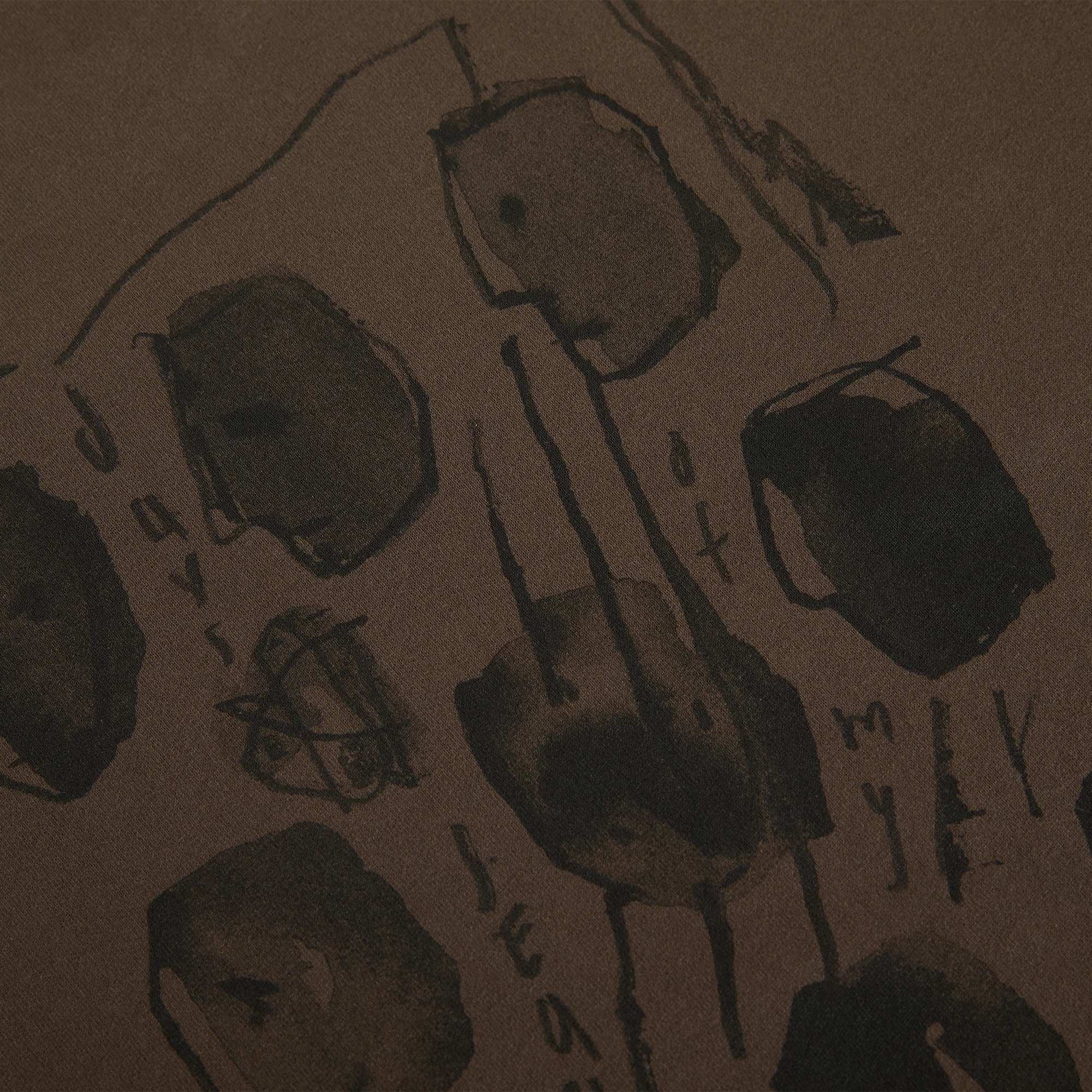 Polar Sequence Long Sleeve Tee Brown