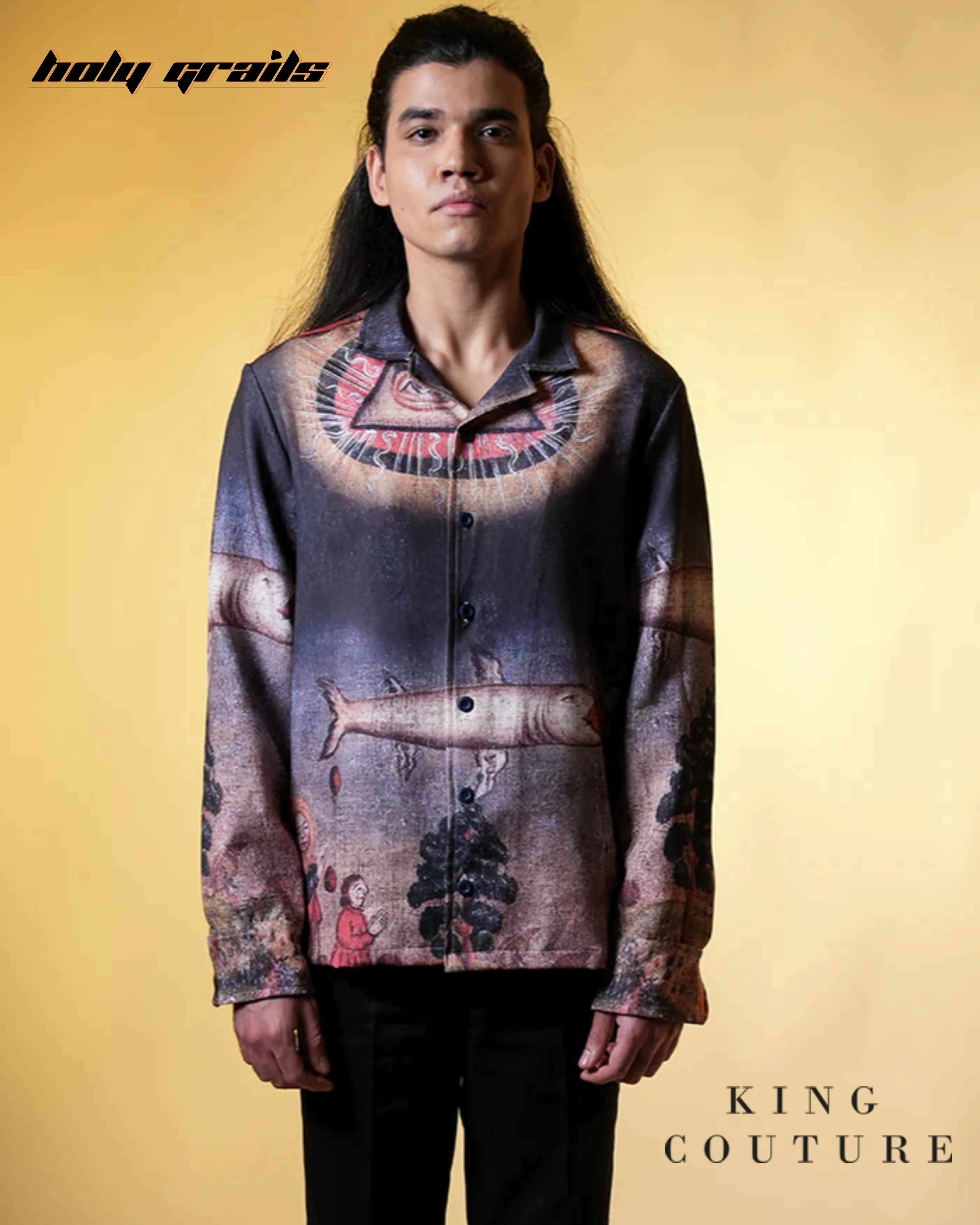 Monarch Crest Full Sleeve Shirt HG x King Couture