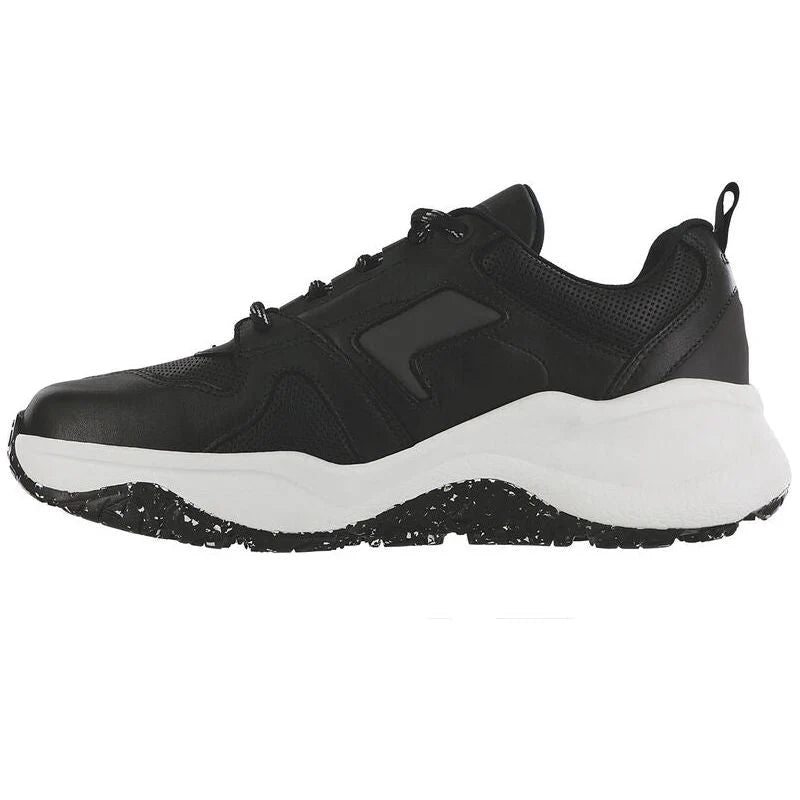 Men's Low Country-Y Lace Up Sneakers in Black Perf