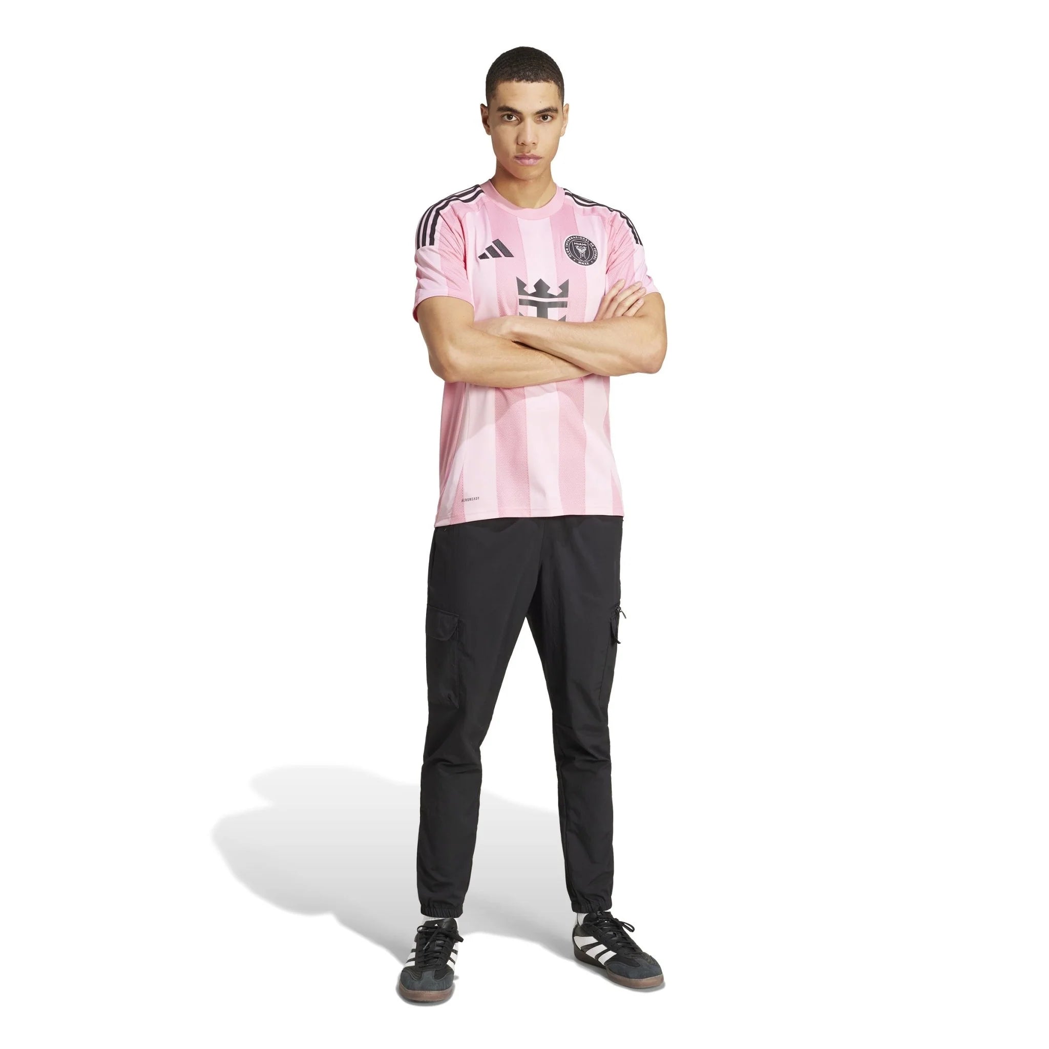 adidas Mens Inter Miami CF Messi Home Jersey 25 26 Pink