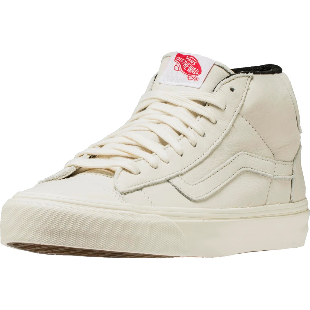 Vault OG Mid Skool Mens Skate Shoes White Gum