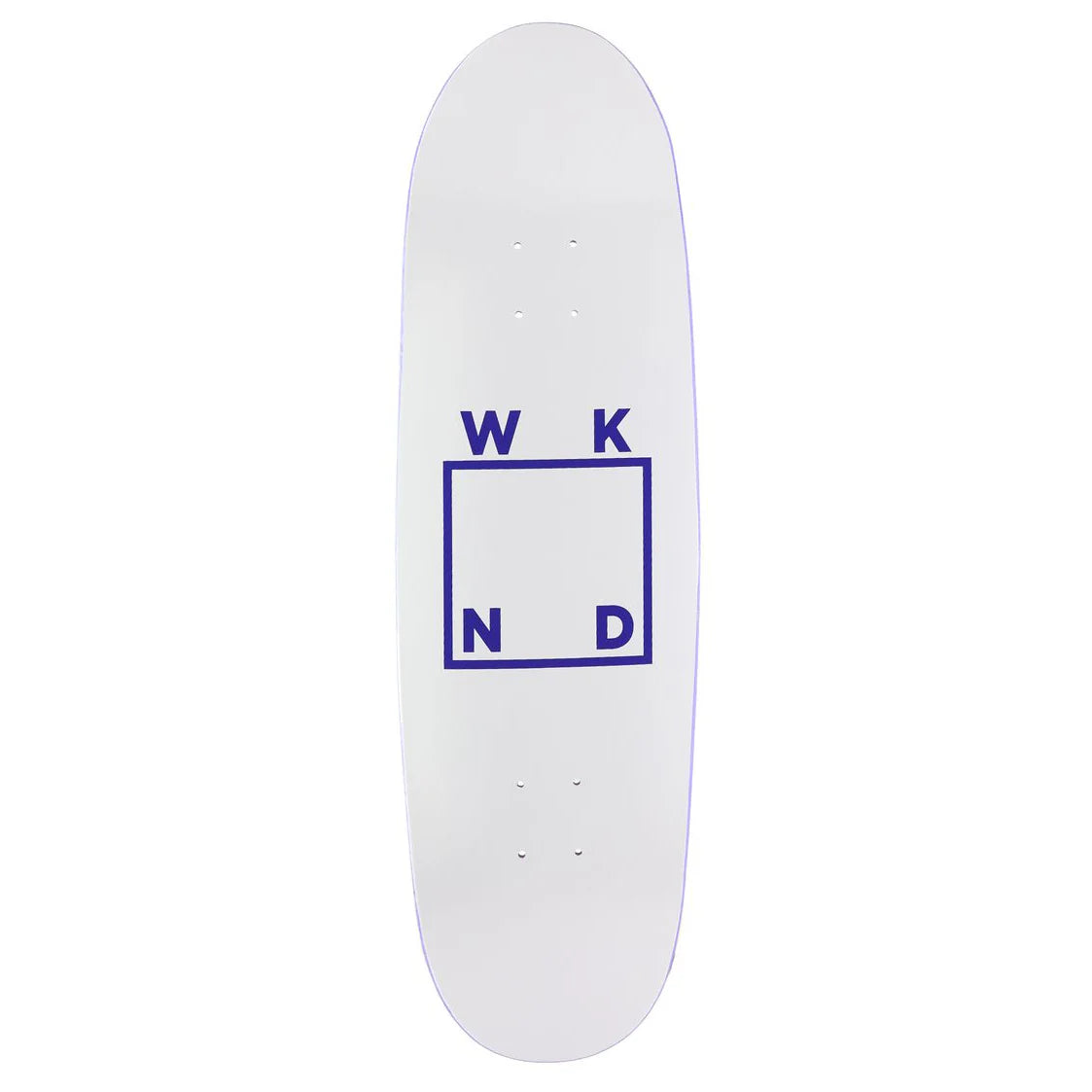 WKND Shaped Logo Deck White