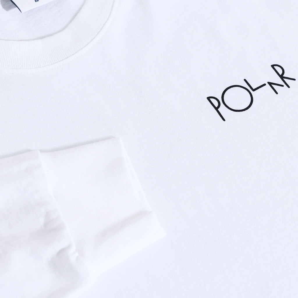 Polar Skate Co Dunes Long Sleeve White