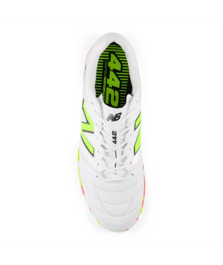New Balance 442 Pro IN V2 Indoor Shoes White Green Black