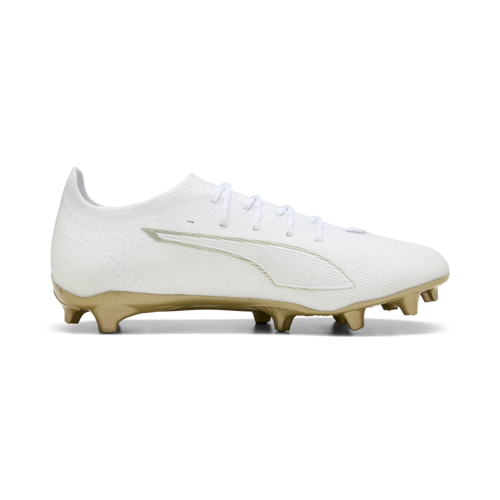 PUMA Ultra 6 Pro FG AG Firm Multi Ground Mens Soccer Cleats White Gold Black