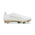 PUMA Ultra 6 Pro FG AG Firm Multi Ground Mens Soccer Cleats White Gold Black
