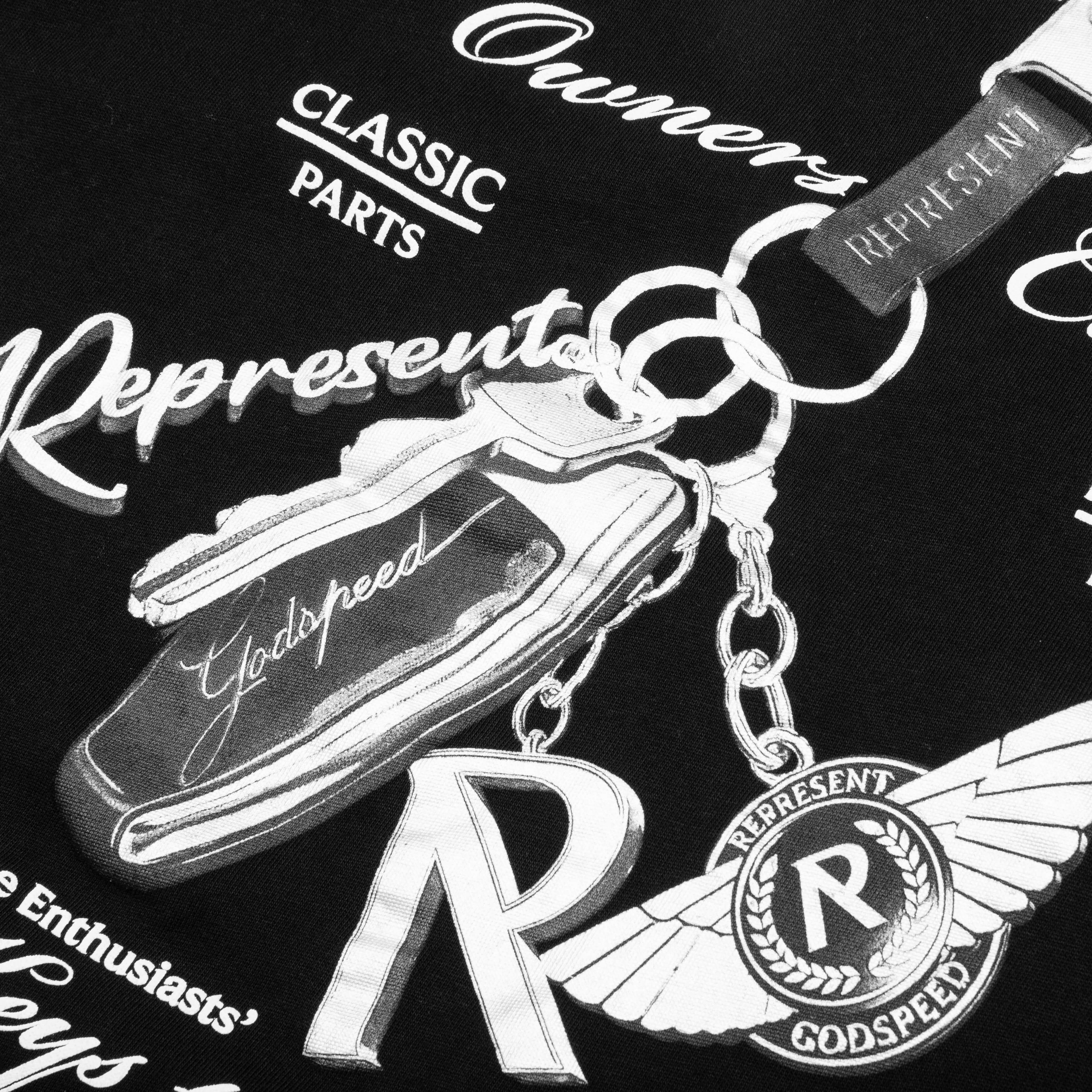 Keys to the Club T Shirt Jet Black