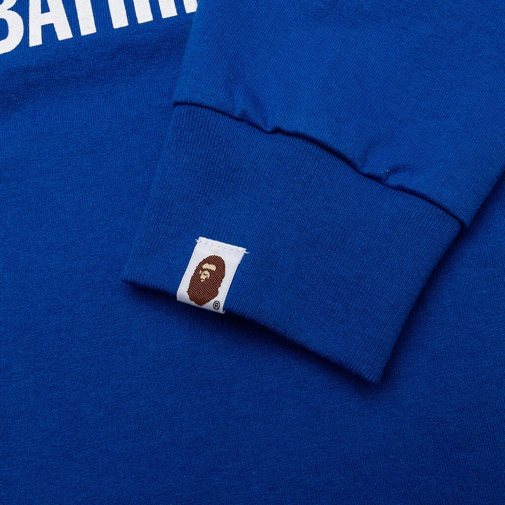 By Bathing Ape L S Tee Blue