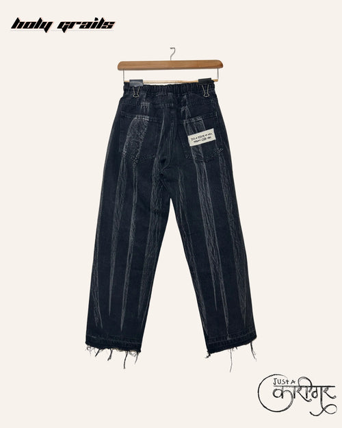 Just A Fad Black Denim Jeans HG x Just A Karigar