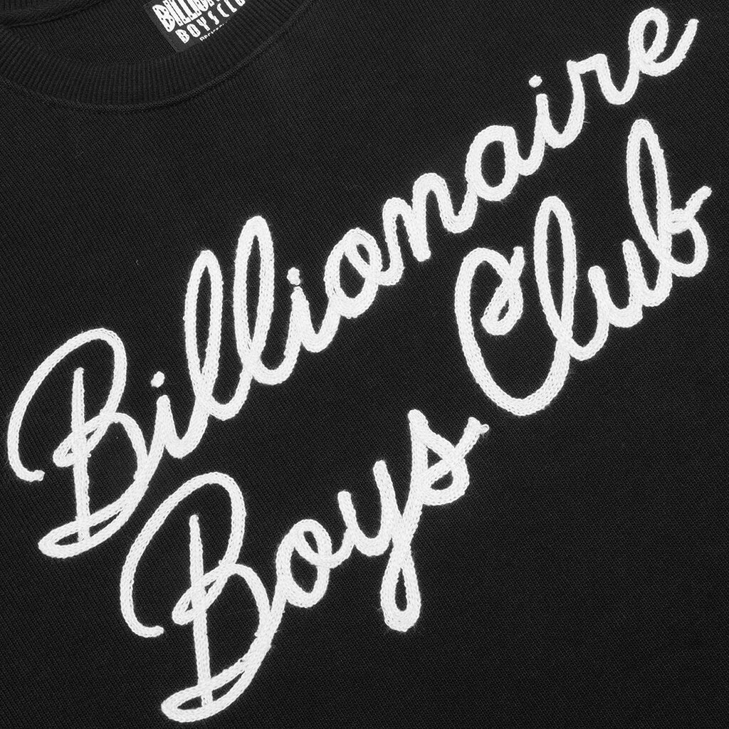 BB Signature Crewneck Sweatshirt Black