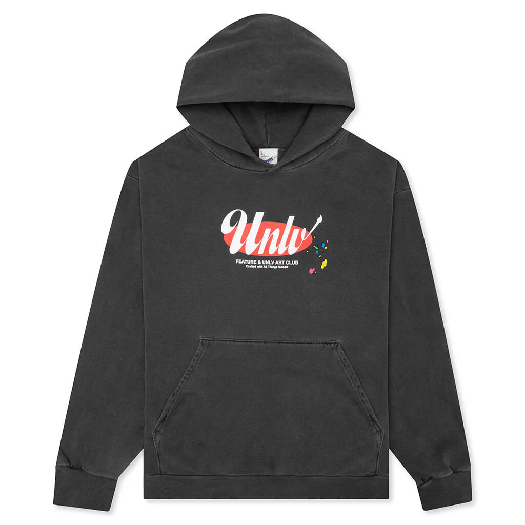 Feature x UNLV Art Club Hoodie Pigment Black