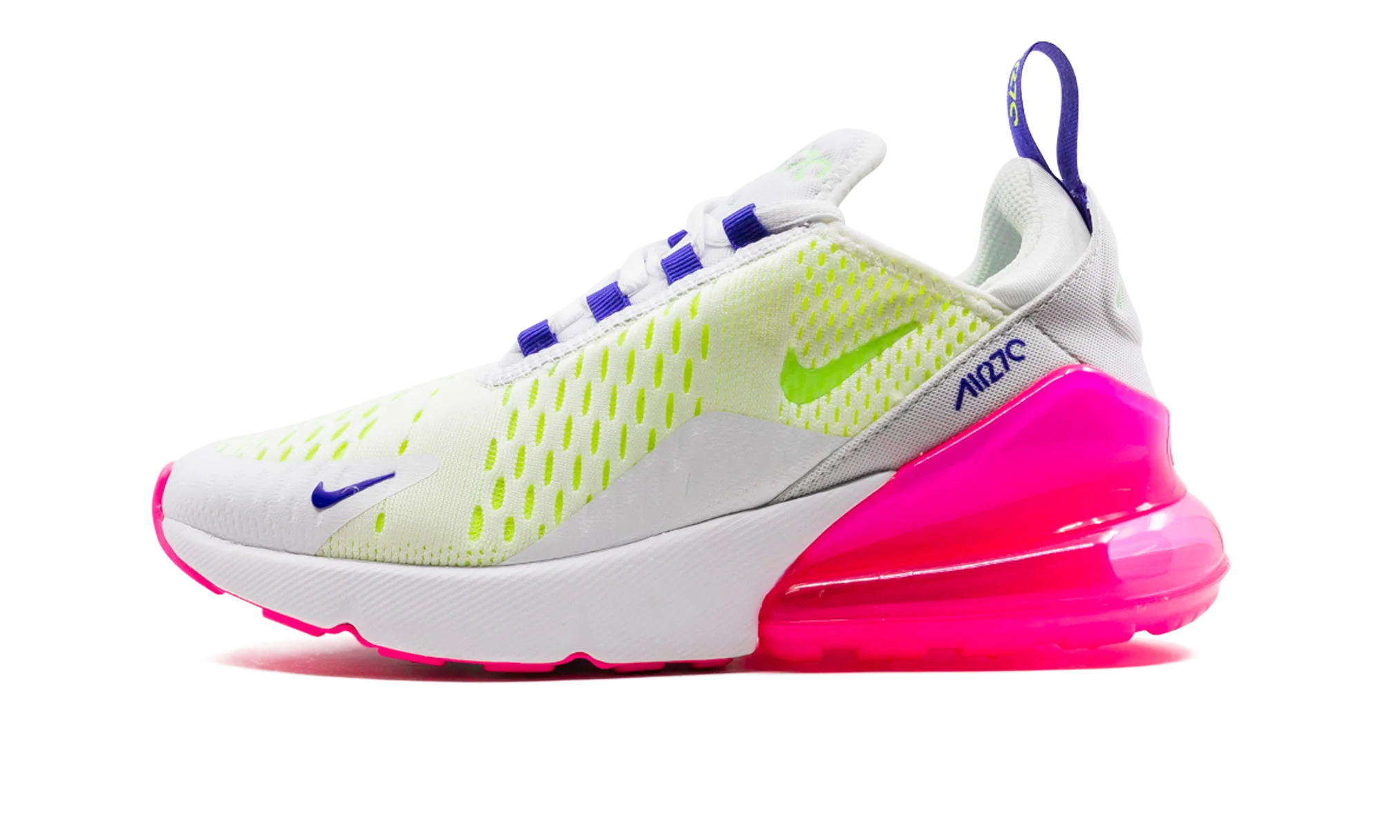 AIR MAX 270 MNS WMNS"White/ Pink Blast/ Volt" DH0252 100