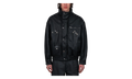 The Commission Leather Bomber Jacket "Black" 7U004Q3009BLK