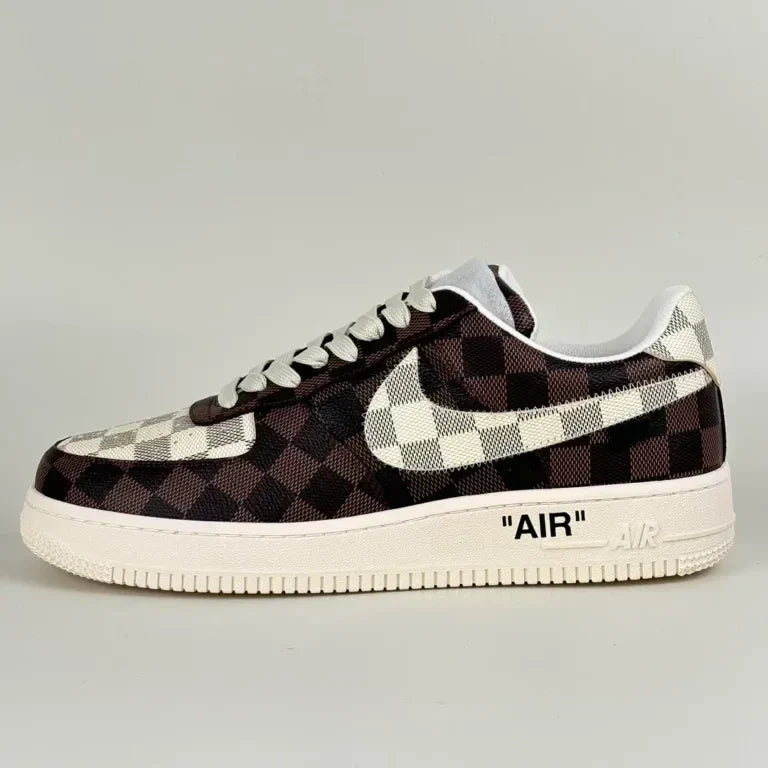 Louis Vuitton x Nike Air Force 1 Royal Black
