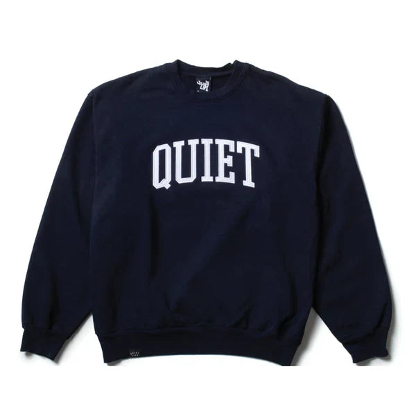 The Quiet Life Arch Applique Crew Neck Navy