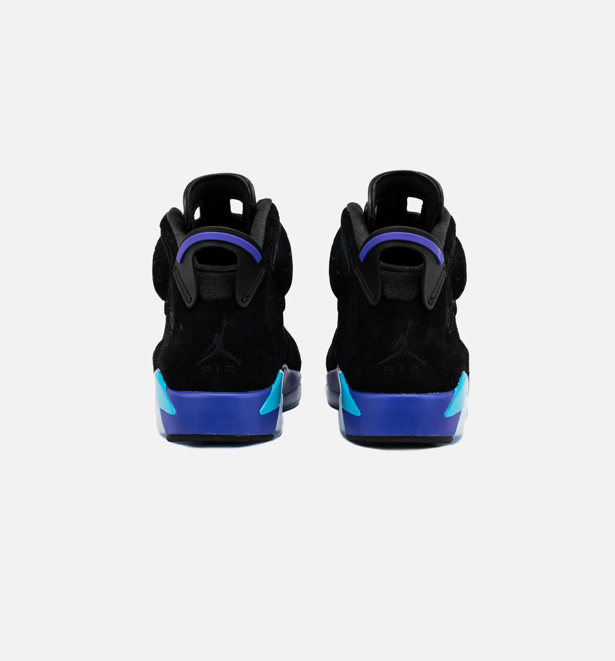 Air Jordan 6 Retro Aqua Mens Lifestyle Shoe Black Aquatone Bright Concord