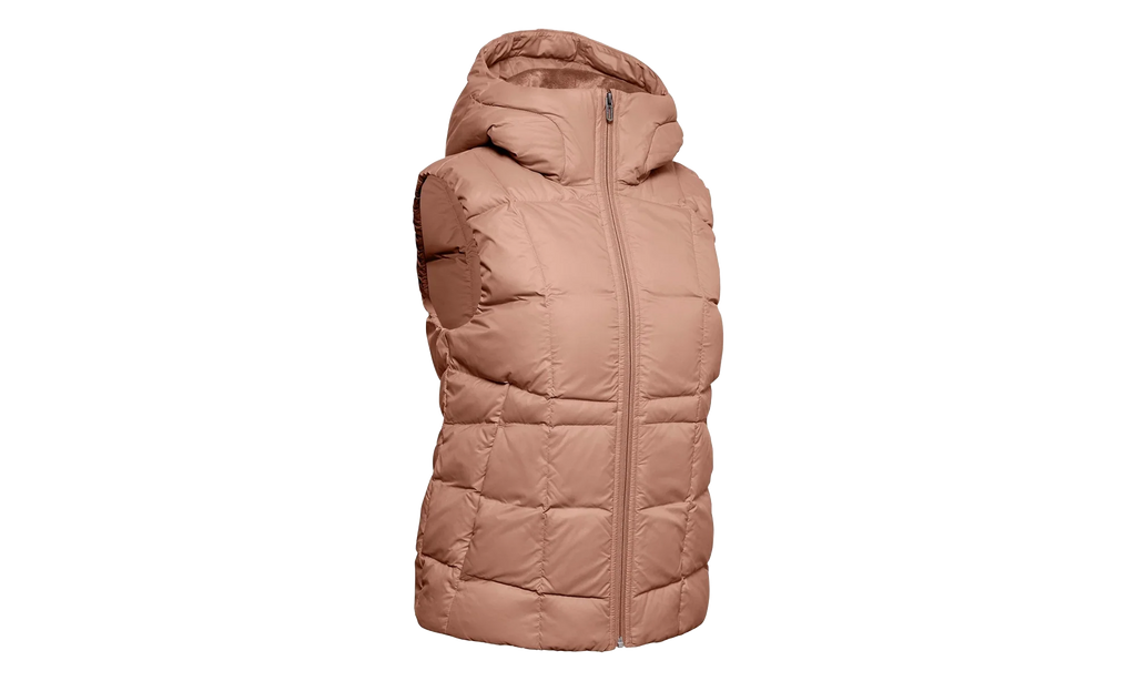 Armour Down Vest WMNS "Uptown Brown / Apex Pink" 1342815 270