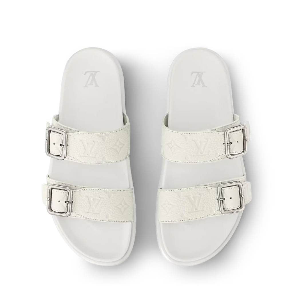 LV Venice Mule White