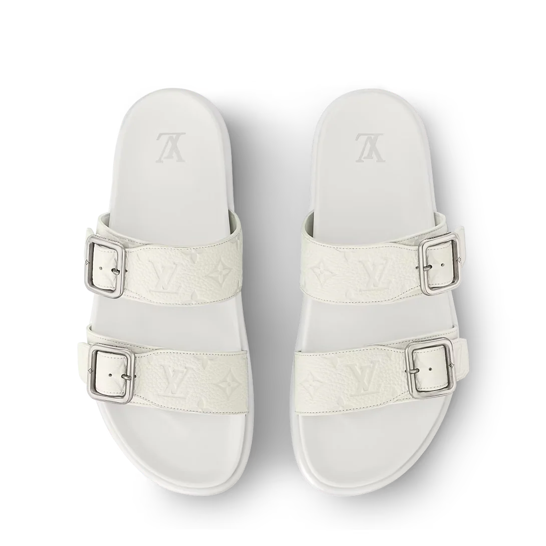 LV Venice Mule White