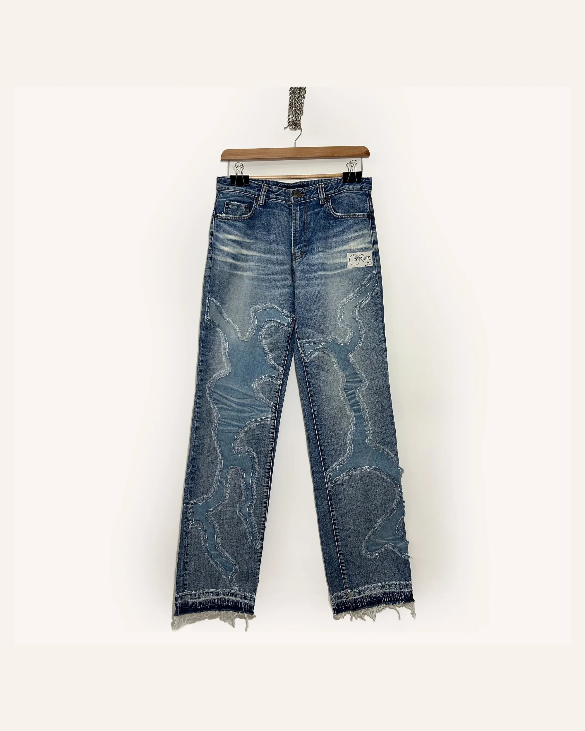 Just A Random Blue Denim Jeans HG x Just A Karigar