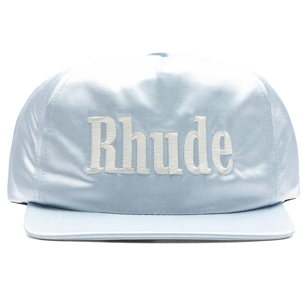 Satin Logo Hat Sky Blue