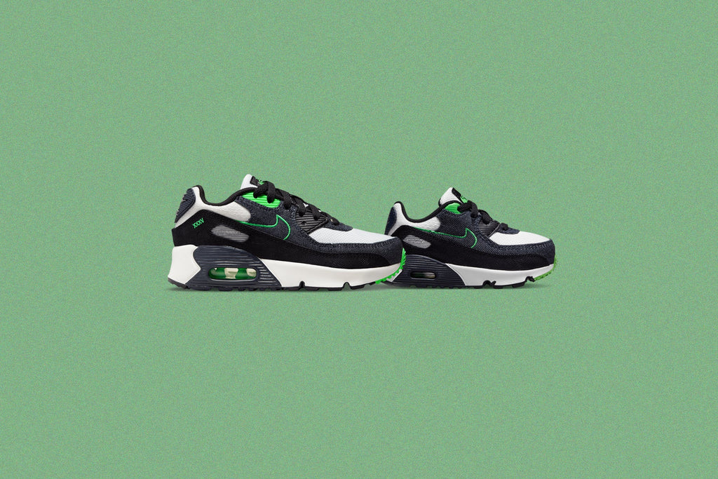 Air Max 90 LTR SE (TD) - Black/Obsidian/Scream Green/Summit White