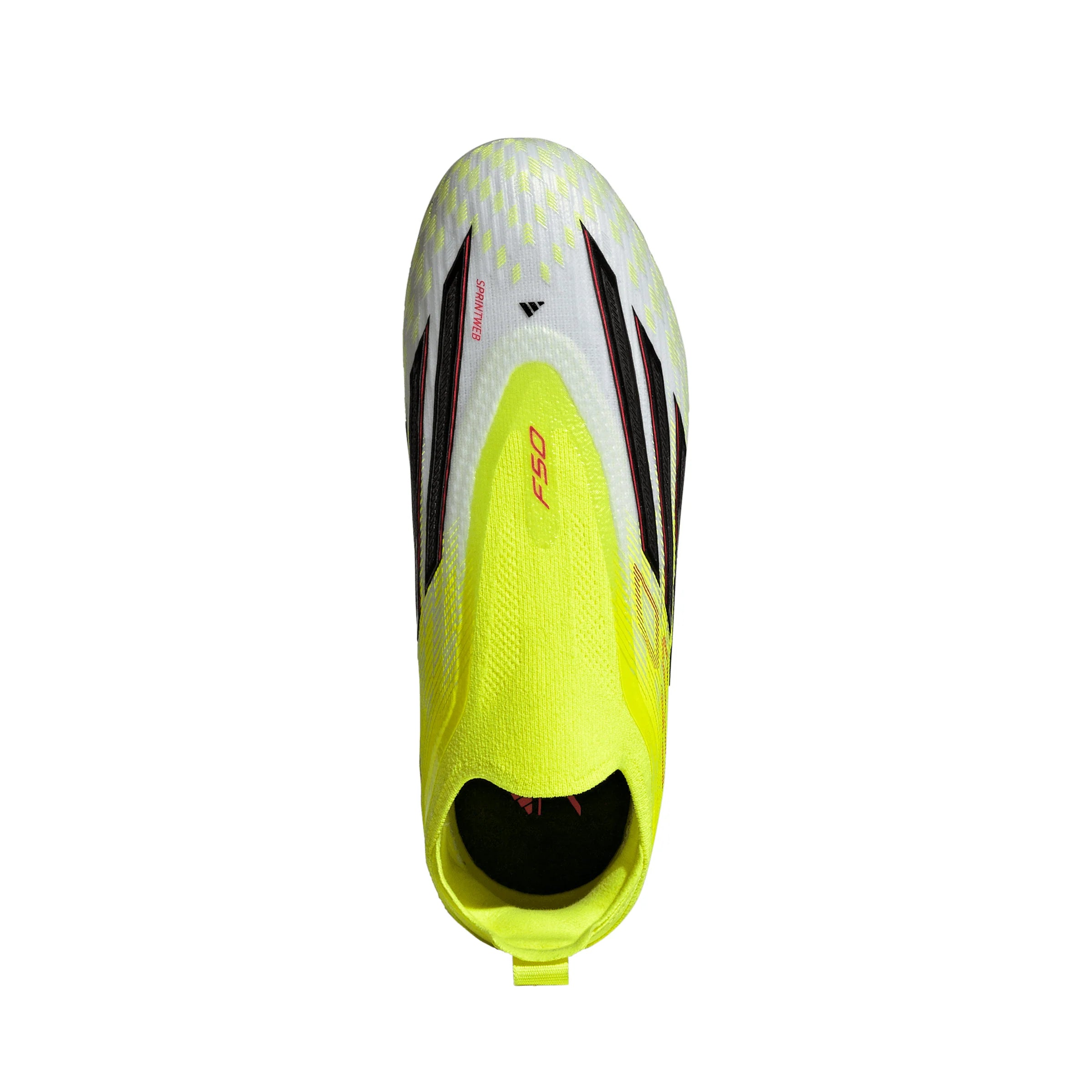 adidas F50 Elite Laceless FG Firm Ground Youth Soccer Cleats Yellow Black Red