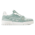 LV Trainer Green Canvas