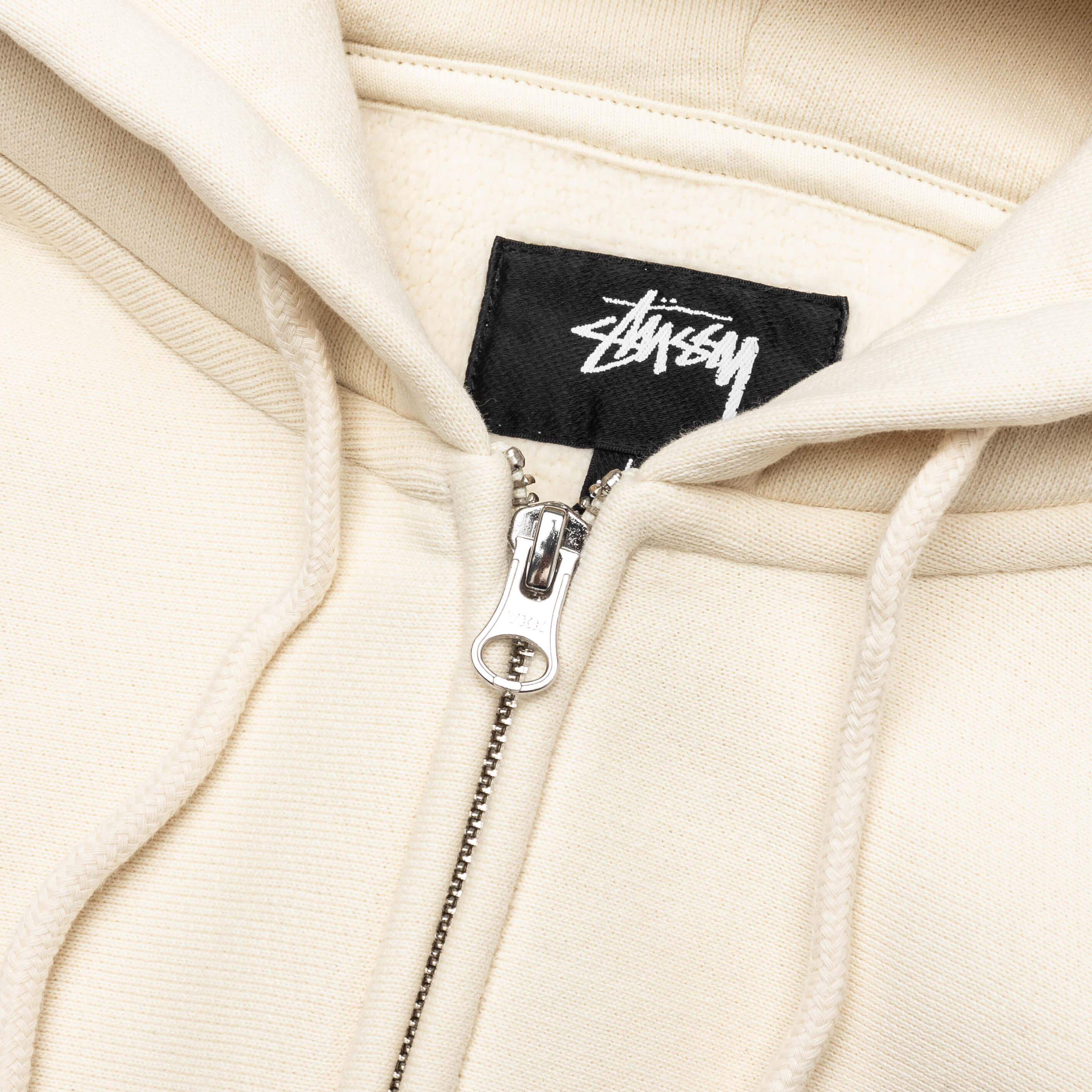 Outline Zip Hoodie Ivory